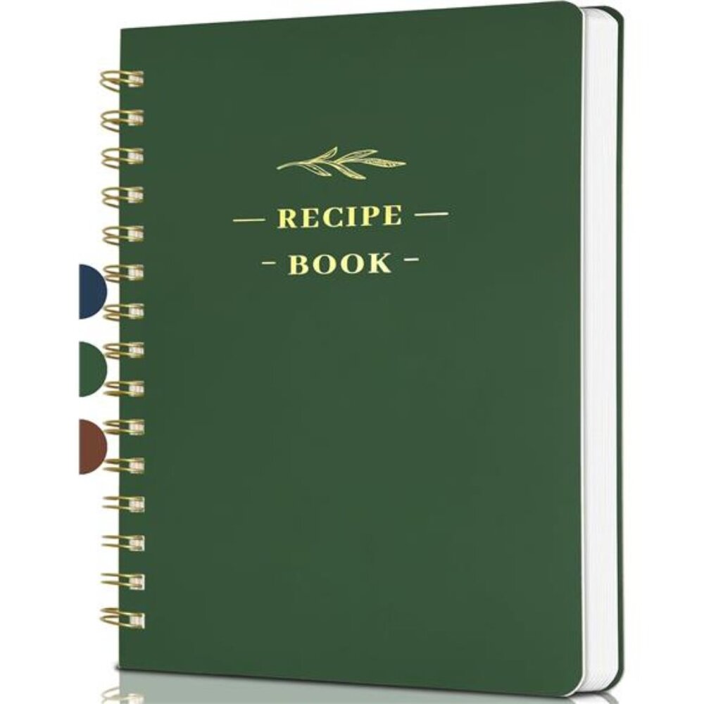 Blank Recipe Book to Write in Your Own Recipes Hardcover Notebook 144 Recipes